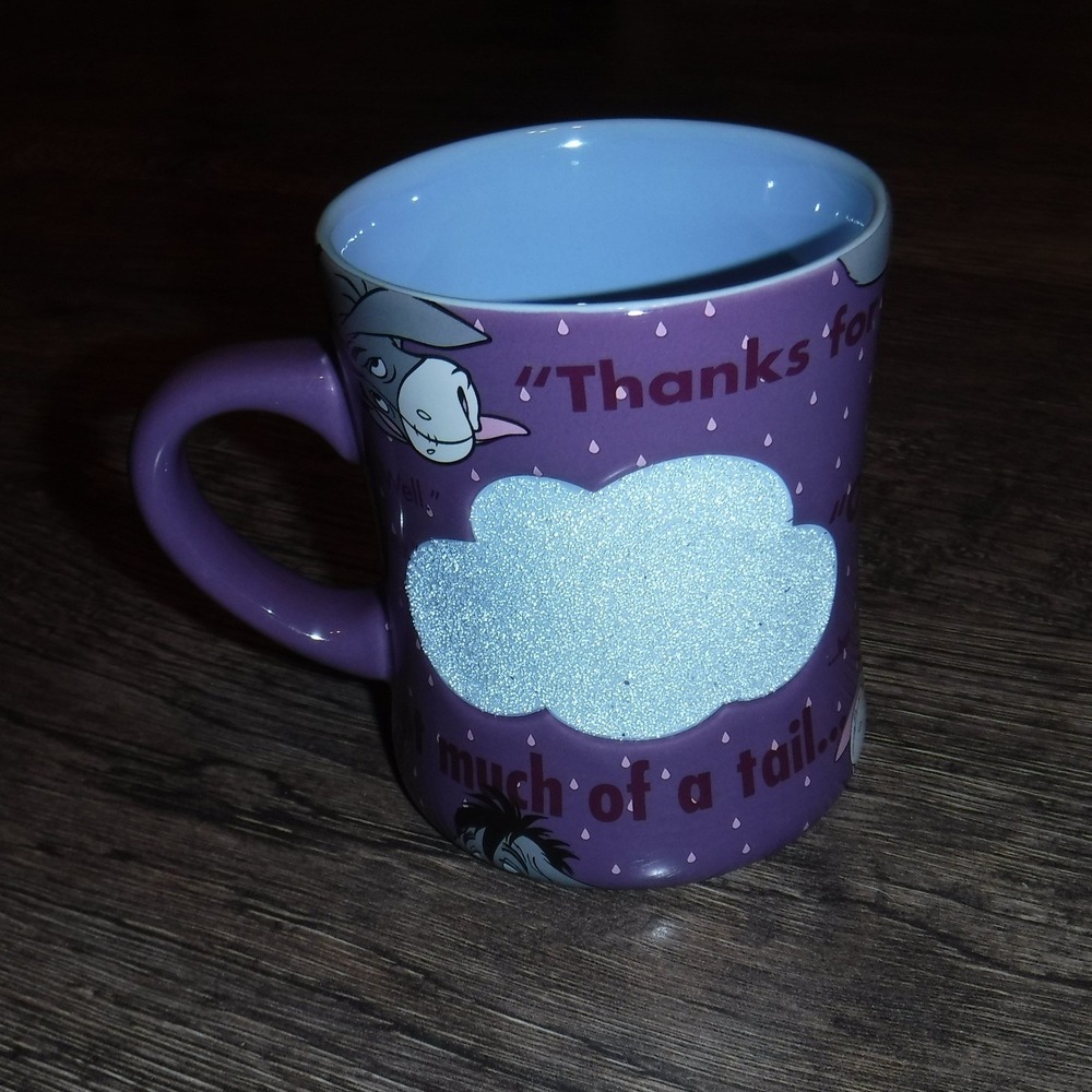 Disney Parks Eeyore Mug Thanks for Noticing Me Thanks for a Tail Coffee‎ Cup - Picture 2 of 5